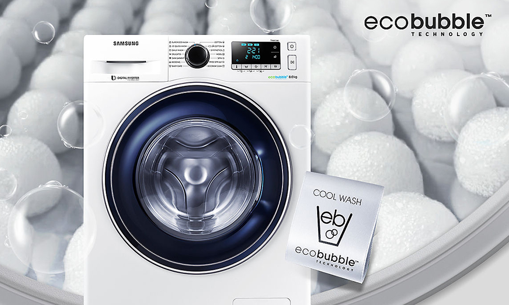 eco bubble washing machine meaning